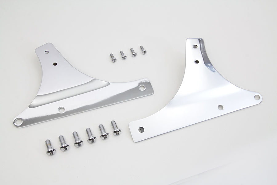 Sissy Bar Side Plate Set Chrome