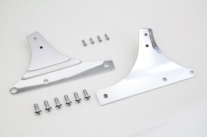 Sissy Bar Side Plate Set Chrome