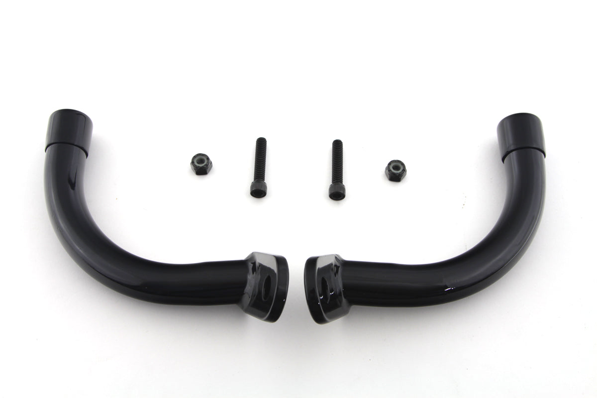 Black Saddlebag Guard Eliminator Brackets