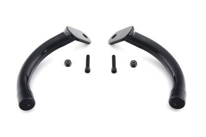 Black Saddlebag Guard Eliminator Brackets