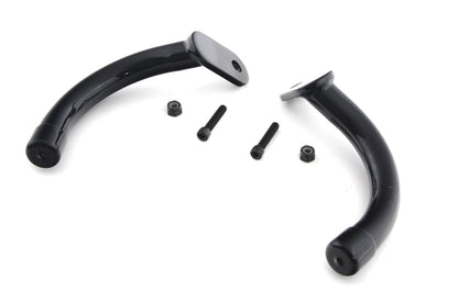 Black Saddlebag Guard Eliminator Brackets