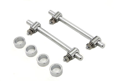 Chrome Front Fender Trim Rail Kit
