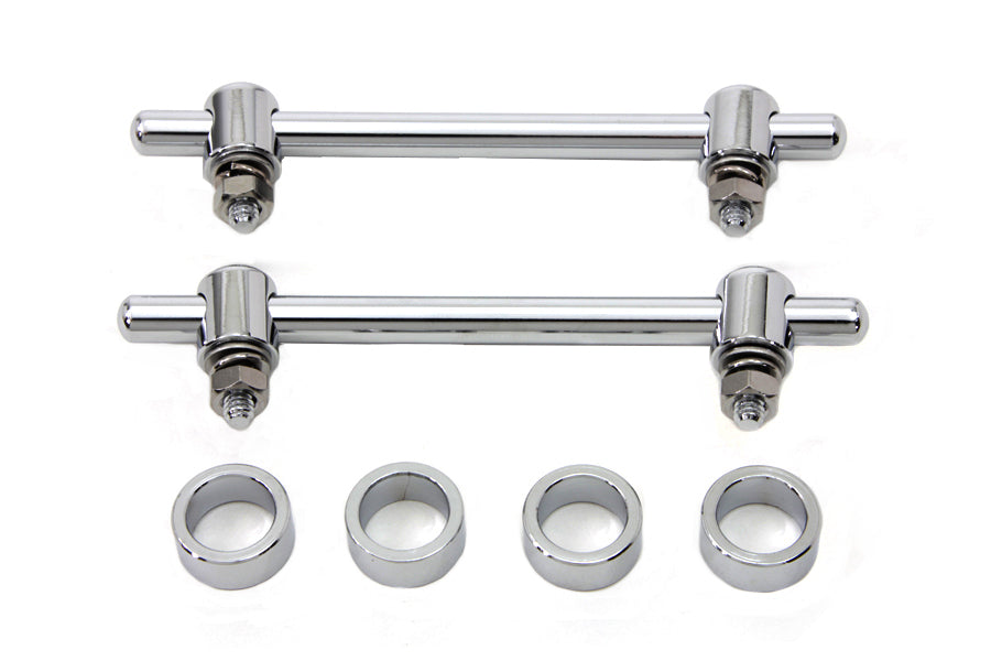 Chrome Front Fender Trim Rail Kit