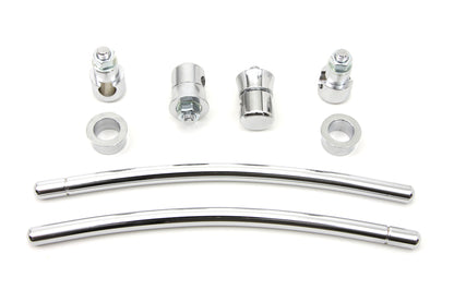 Chrome Front Fender Trim Rail Kit