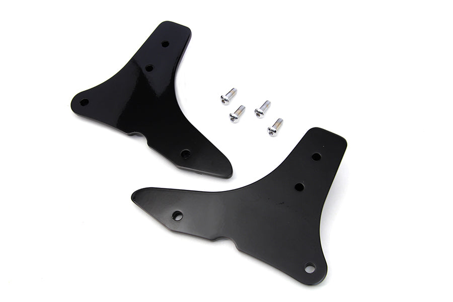 Sissy Bar Side Plate Set Black