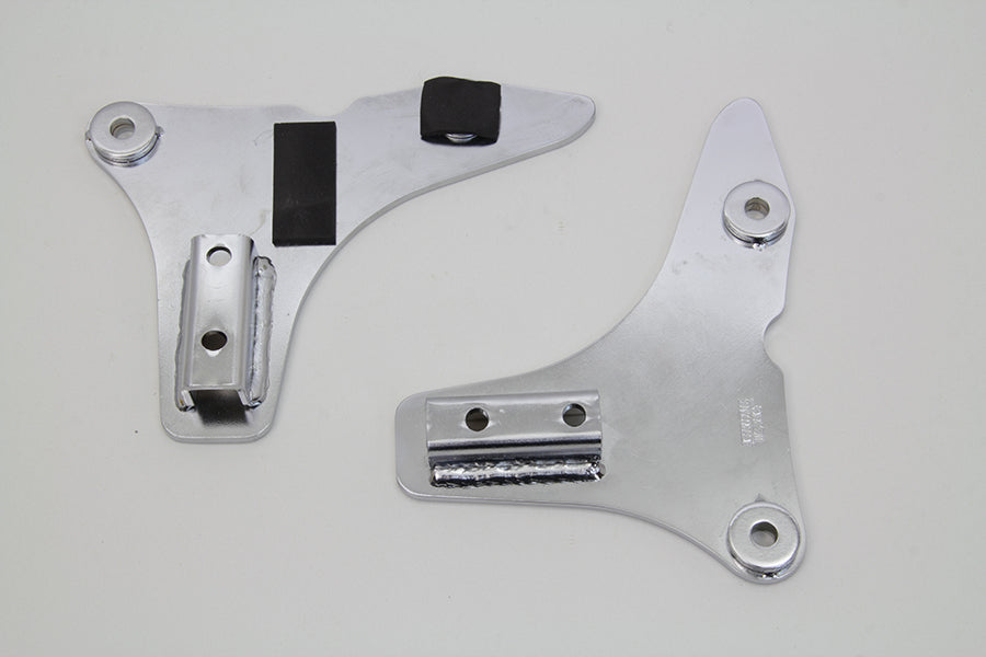 Sissy Bar Side Plate Set Chrome