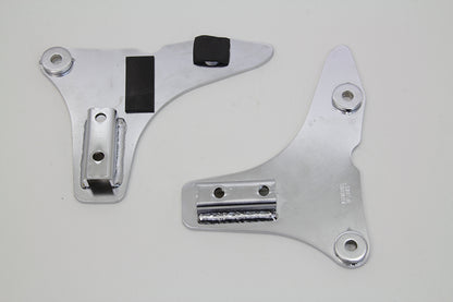 Sissy Bar Side Plate Set Chrome