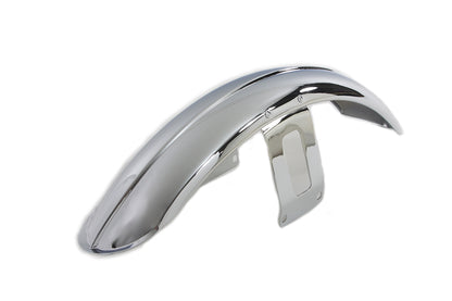 Chrome Front Fender with Chrome Bracket