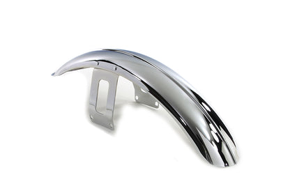 Chrome Front Fender with Chrome Bracket