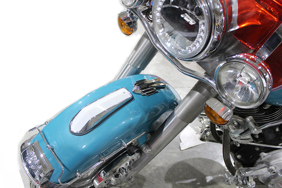 Squashed Bird Fender Trim Chrome