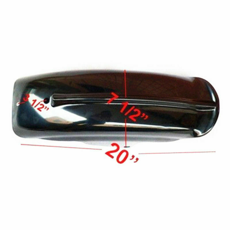 XL Rear Bobber Fender Black