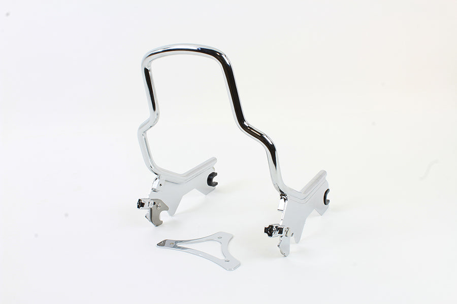 8-1/2 Short Detachable Sissy Bar Chrome