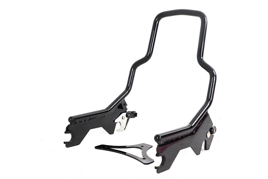 8-1/2 Short Detachable Sissy Bar Gloss Black
