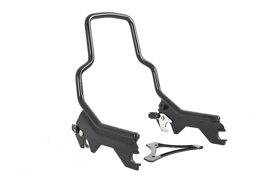 8-1/2 Short Detachable Sissy Bar Gloss Black