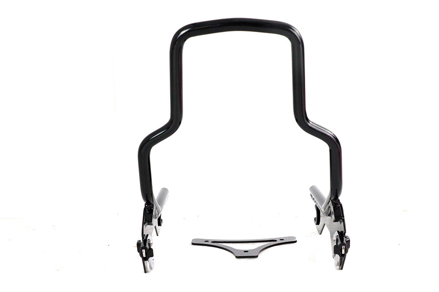 8-1/2 Short Detachable Sissy Bar Gloss Black