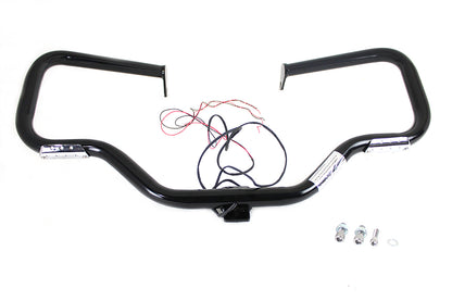 Black Front Turn Signal Highway Bar