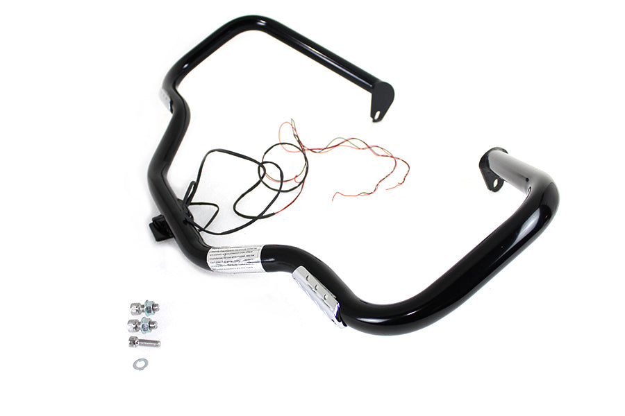 Black Front Turn Signal Highway Bar