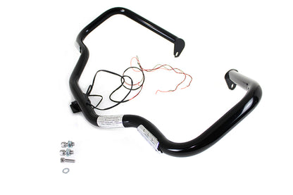 Black Front Turn Signal Highway Bar