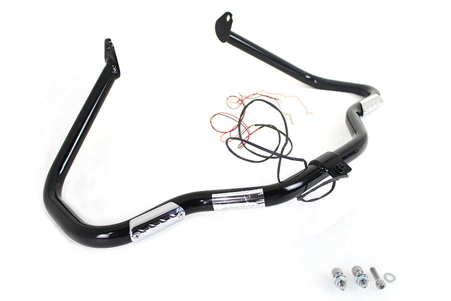 Black Front Turn Signal Highway Bar