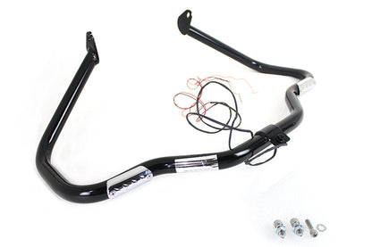 Black Front Turn Signal Highway Bar