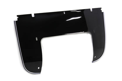 Beaded Lower Windshield Black