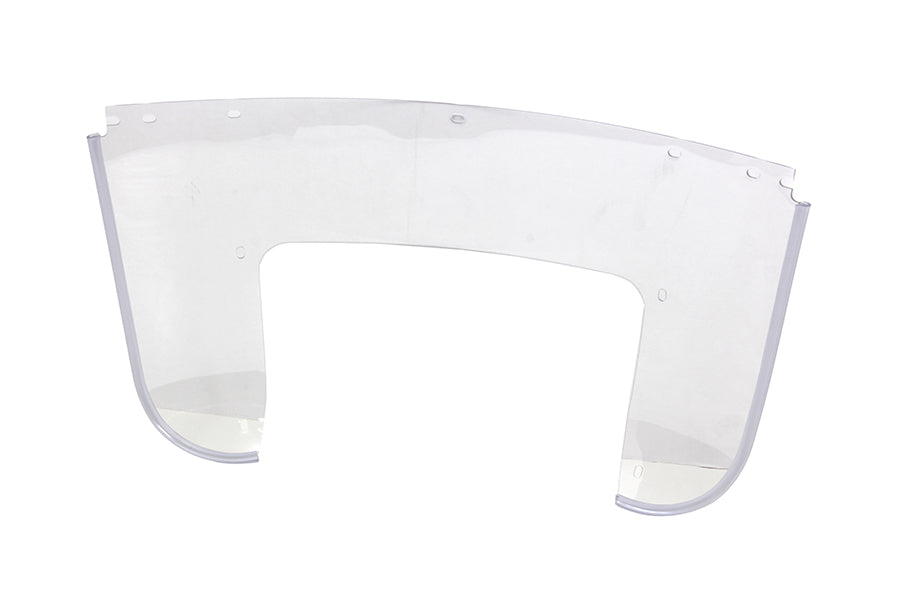 Beaded Lower Windshield Clear