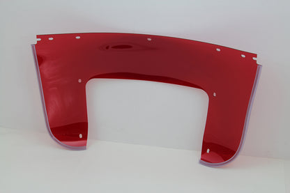 Beaded Lower Windshield Red