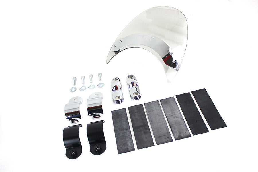 Flyscreen Windshield with Light Grey Tint