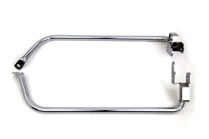 Chrome Saddlebag Support Set