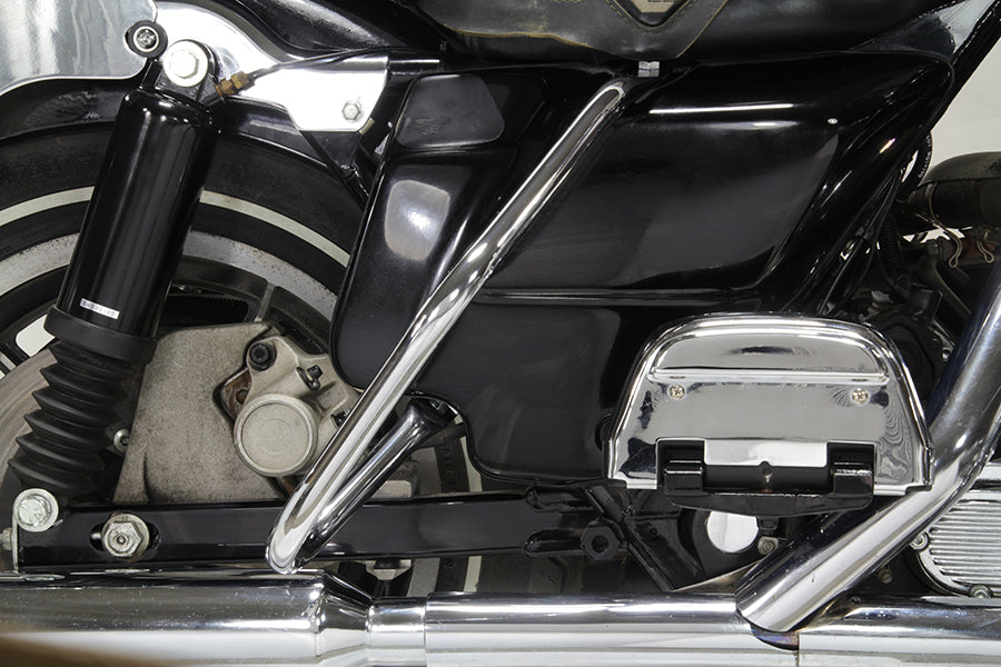 Chrome Rear Frame Bar Set