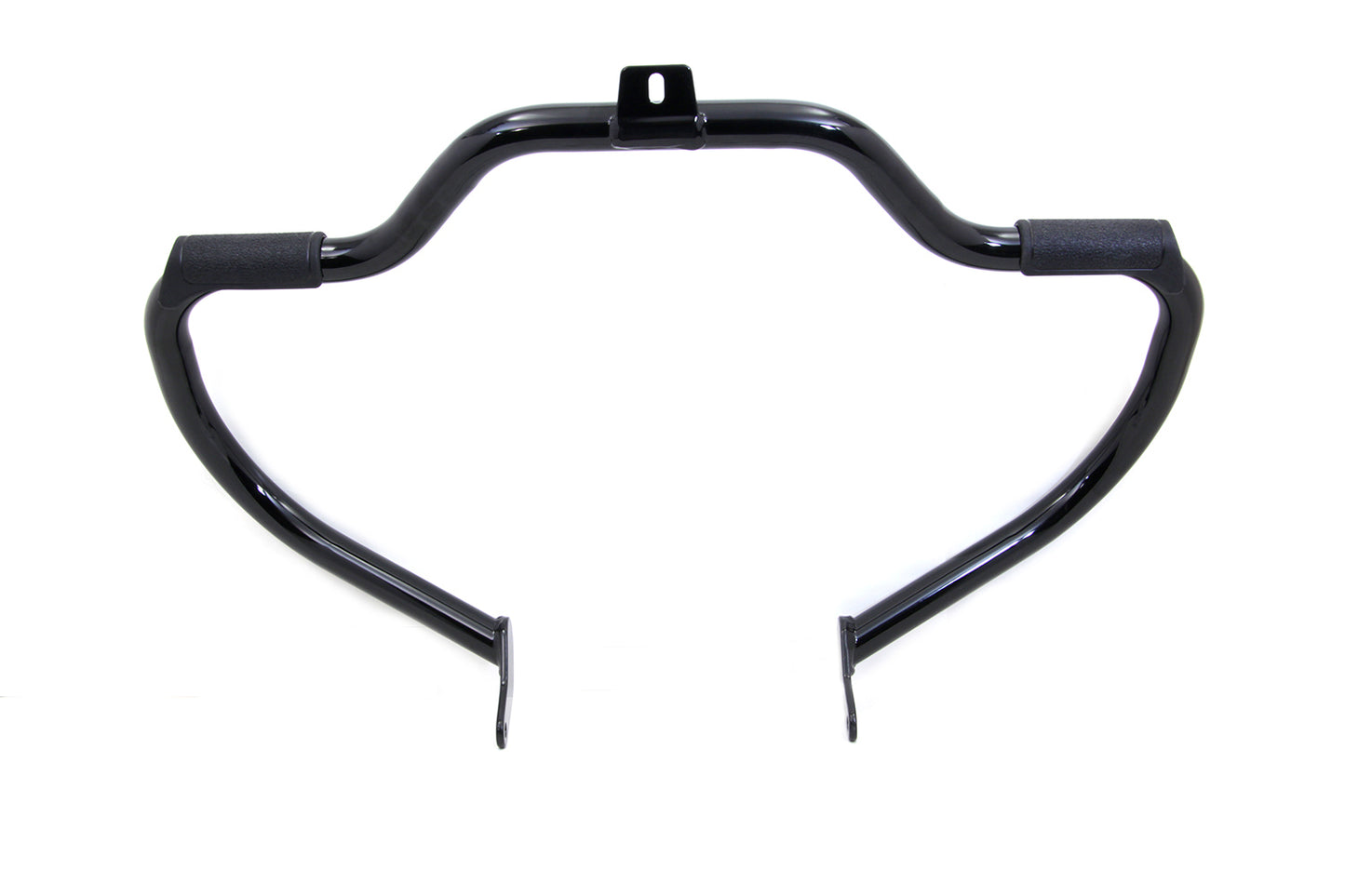 Black Front Engine Bar with Footpeg Pads