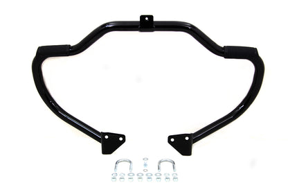 Black Front Engine Bar with Footpeg Pads