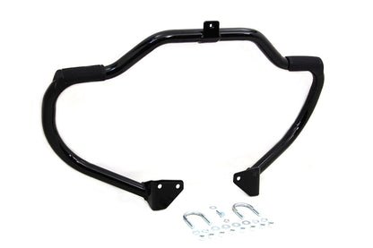 Black Front Engine Bar with Footpeg Pads