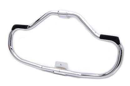 Chrome Front Engine Bar with Footpeg Pads