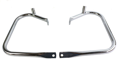 Chrome Rear Frame Bar Set