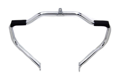 Chrome Front Engine Bar with Footpeg Pads