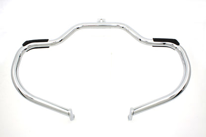 Chrome Front Engine Bar with Footpeg Pads