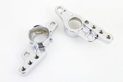 Rear Frame Fork Bracket Set Chrome