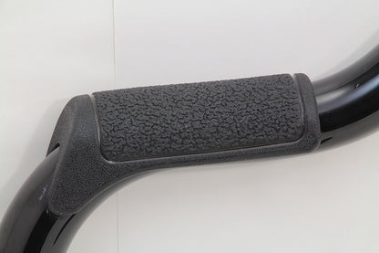 Black Front Engine Bar with Footpeg Pads