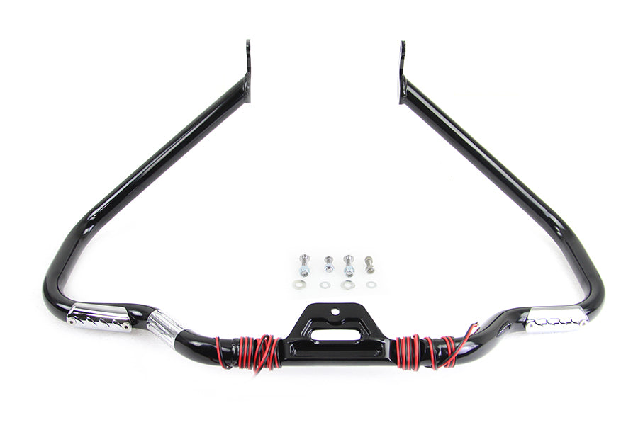 Black Front Turn Signal Highway Bar