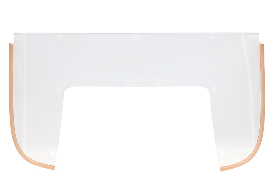 Beaded Lower Windshield Clear