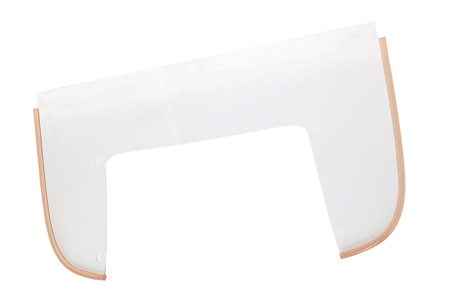 Beaded Lower Windshield Clear