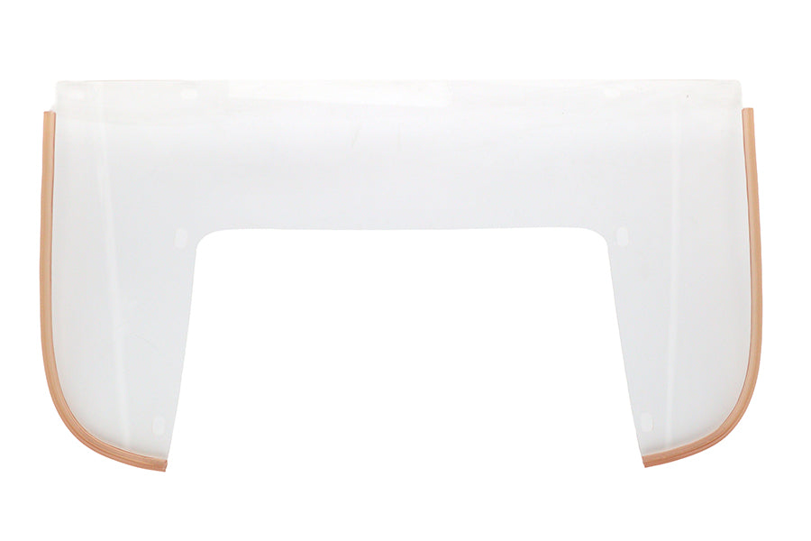 Beaded Lower Windshield Clear