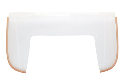 Beaded Lower Windshield Clear