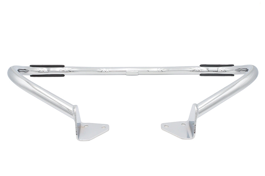 Factory Sample Front Engine Bar with Footpeg Pads Chrome