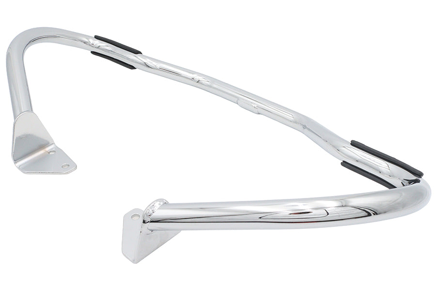 Factory Sample Front Engine Bar with Footpeg Pads Chrome