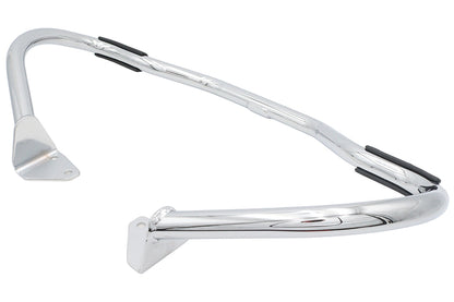 Factory Sample Front Engine Bar with Footpeg Pads Chrome