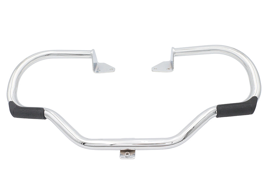 Factory Sample Front Engine Bar with Footpeg Pads Chrome