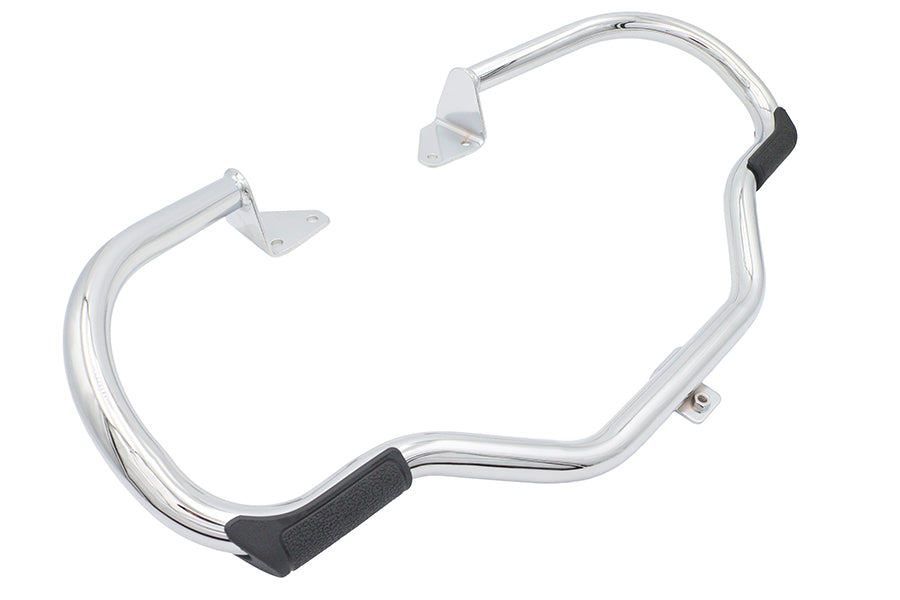 Factory Sample Front Engine Bar with Footpeg Pads Chrome