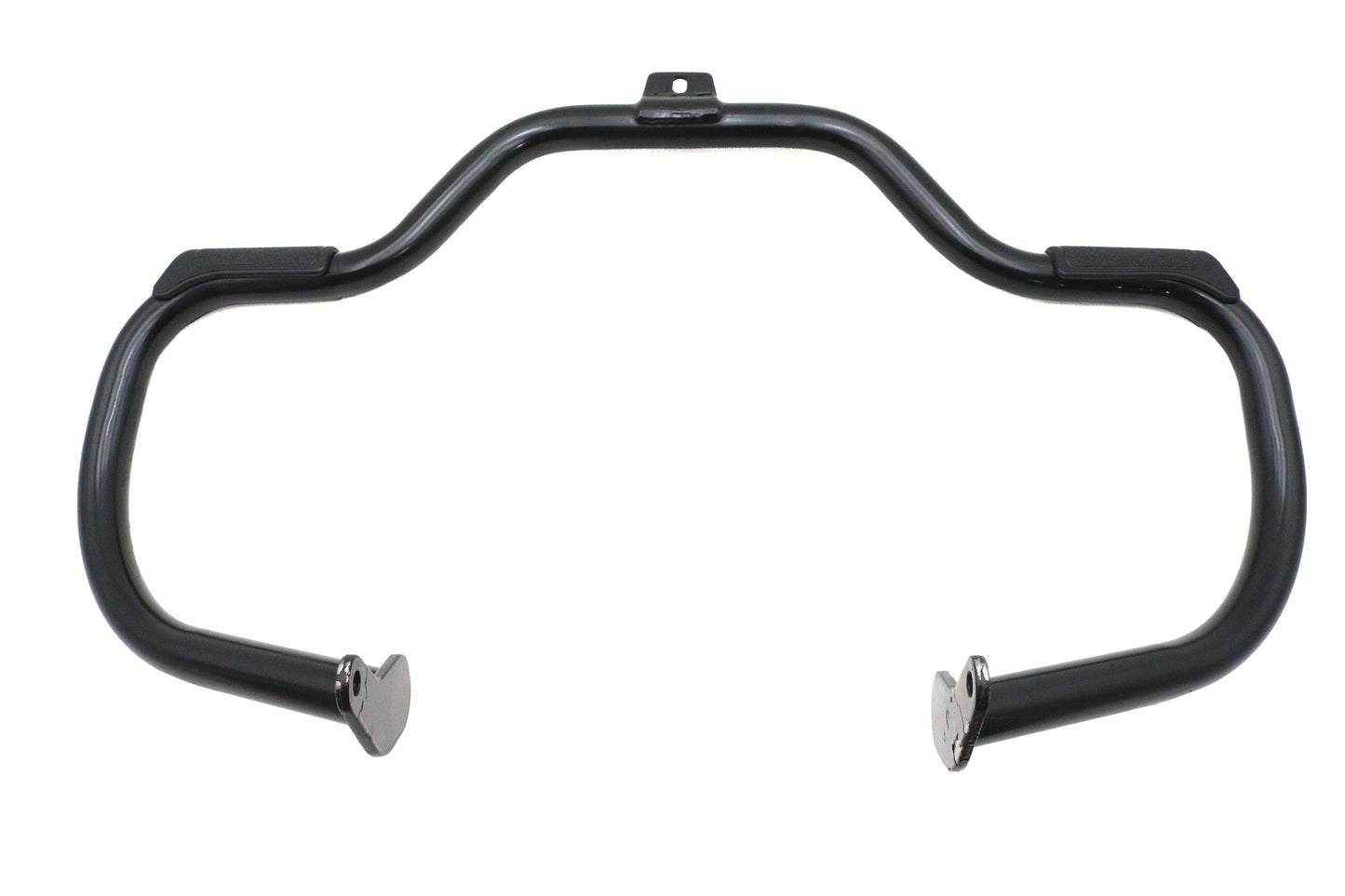 Factory Sample Front Engine Bar with Footpeg Pads Black